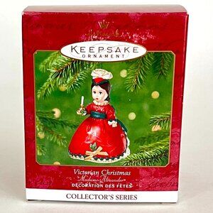 NIB 2001 Hallmark Victorian Christmas Ornament Madame Alexander #6 in Series